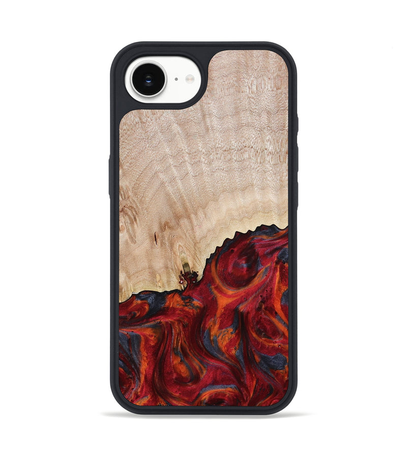 iPhone 16e Wood Phone Case - Mercy (Red, 800745)