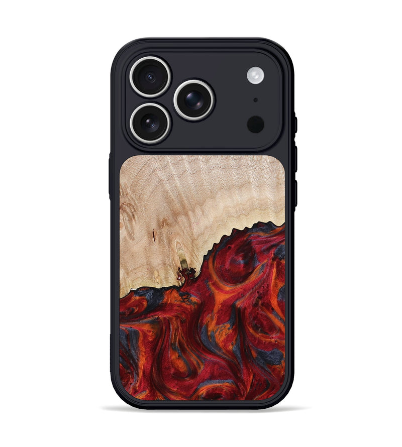 iPhone 17 Pro Wood Phone Case - Mercy (Red, 800745)