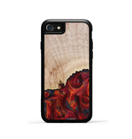 iPhone SE Wood Phone Case - Mercy (Red, 800745)