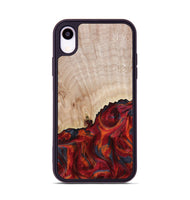 iPhone Xr Wood Phone Case - Mercy (Red, 800745)
