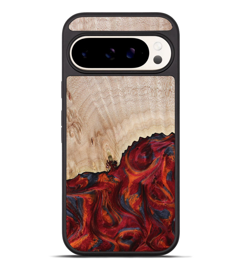 Pixel 9 Pro XL Wood Phone Case - Mercy (Red, 800745)