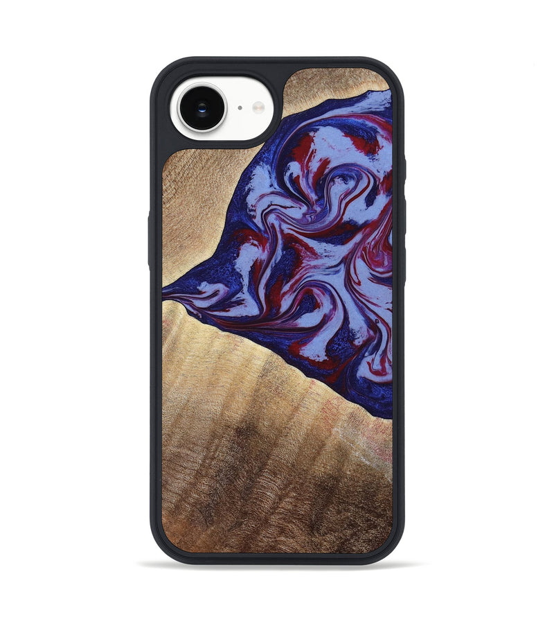 iPhone 16e Wood Phone Case - Angie (Red, 800746)