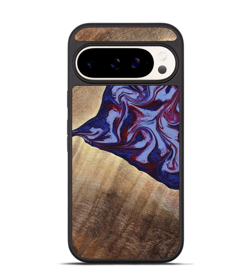 Pixel 9 Pro Wood Phone Case - Angie (Red, 800746)