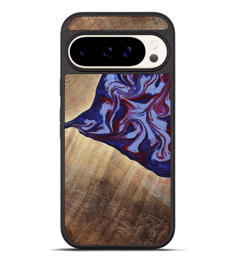 Pixel 9 Pro XL Wood Phone Case - Angie (Red, 800746)