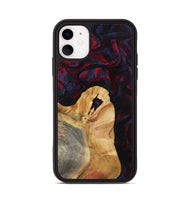 iPhone 11 Wood Phone Case - Norris (Red, 800747)