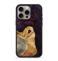 iPhone 15 Pro Max Wood Phone Case - Norris (Red, 800747)