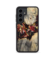 Galaxy S24 Wood Phone Case - Annie (Red, 800748)