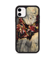 iPhone 11 Wood Phone Case - Annie (Red, 800748)