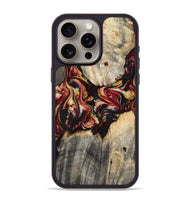 iPhone 15 Pro Max Wood Phone Case - Annie (Red, 800748)