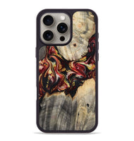 iPhone 16 Pro Max Wood Phone Case - Annie (Red, 800748)