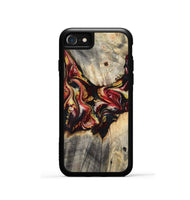 iPhone SE Wood Phone Case - Annie (Red, 800748)