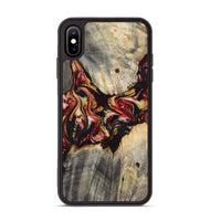 iPhone Xs Max Wood Phone Case - Annie (Red, 800748)