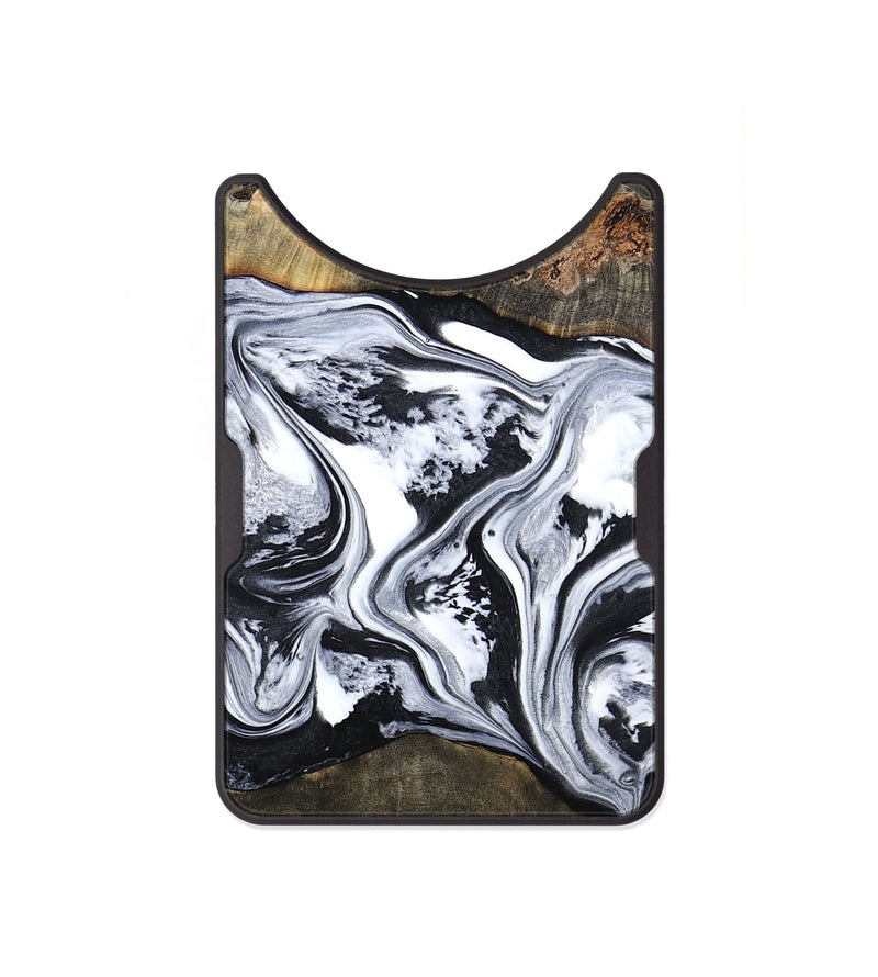 Alloy Wood Wallet - Novah (Black & White, 800750)