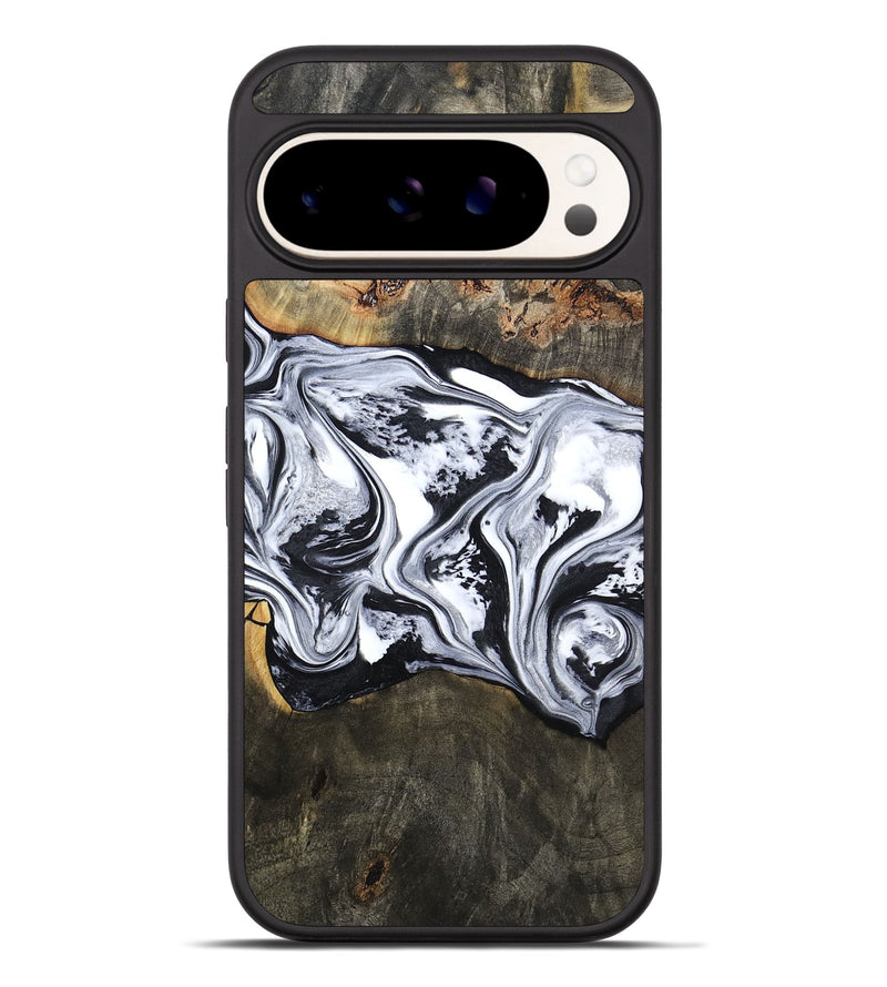 Pixel 9 Pro XL Wood Phone Case - Novah (Black & White, 800750)