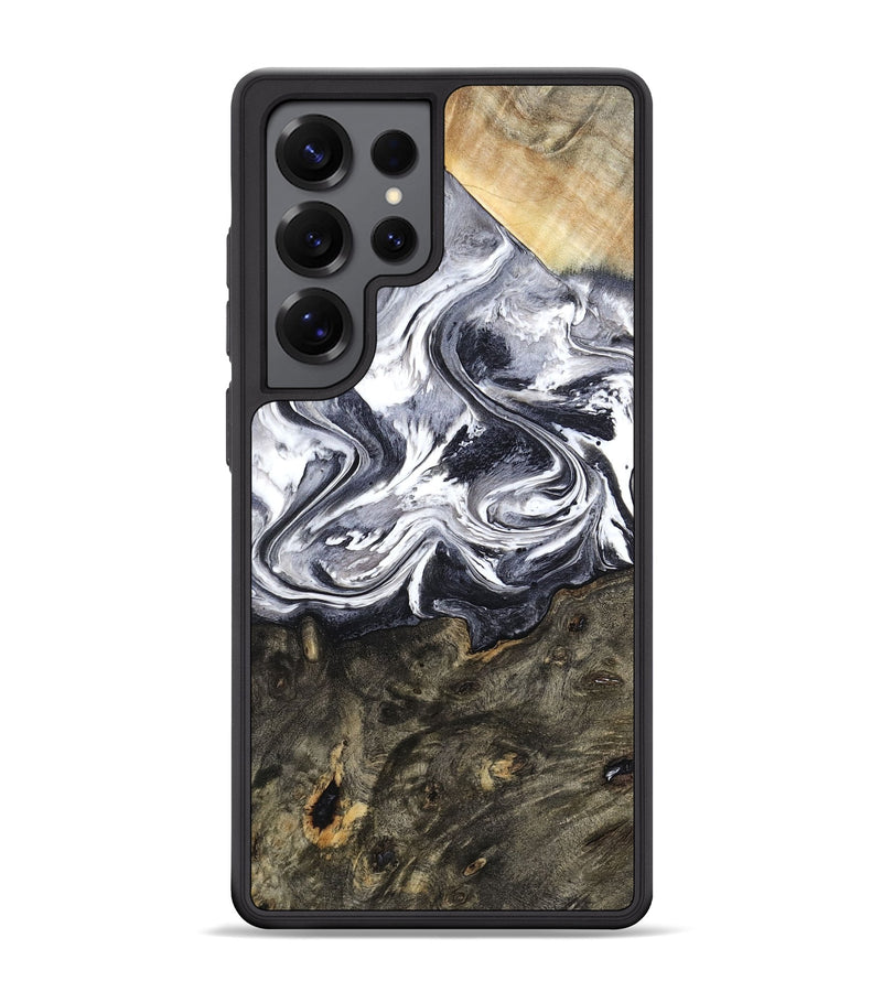 Galaxy S25 Ultra Wood Phone Case - Latrell (Black & White, 800751)