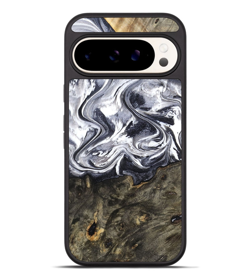 Pixel 9 Pro XL Wood Phone Case - Latrell (Black & White, 800751)