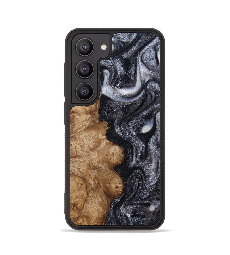 Galaxy S23 Wood Phone Case - Glen (Black & White, 800754)