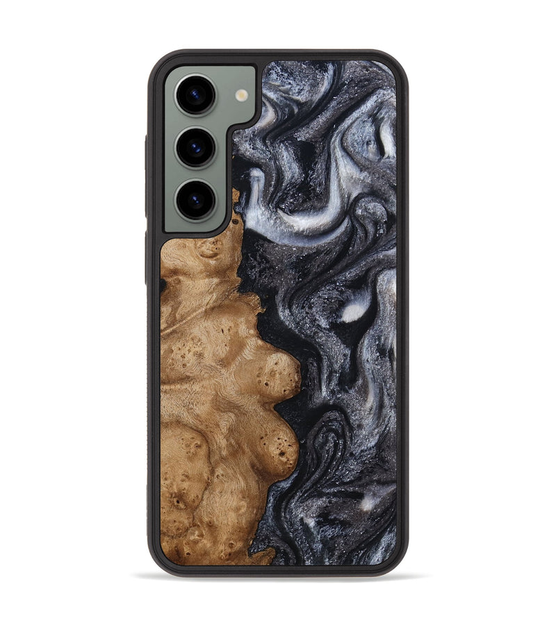 Galaxy S23 Plus Wood Phone Case - Glen (Black & White, 800754)