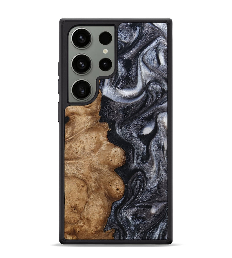 Galaxy S24 Ultra Wood Phone Case - Glen (Black & White, 800754)