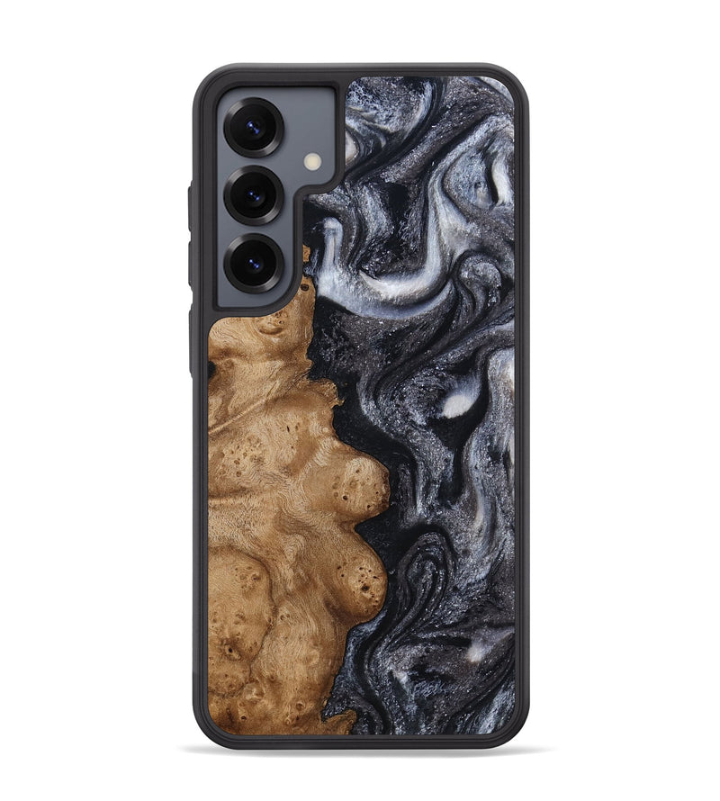 Galaxy S25 Plus Wood Phone Case - Glen (Black & White, 800754)