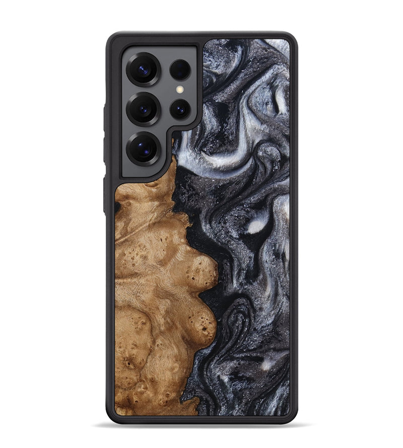 Galaxy S25 Ultra Wood Phone Case - Glen (Black & White, 800754)