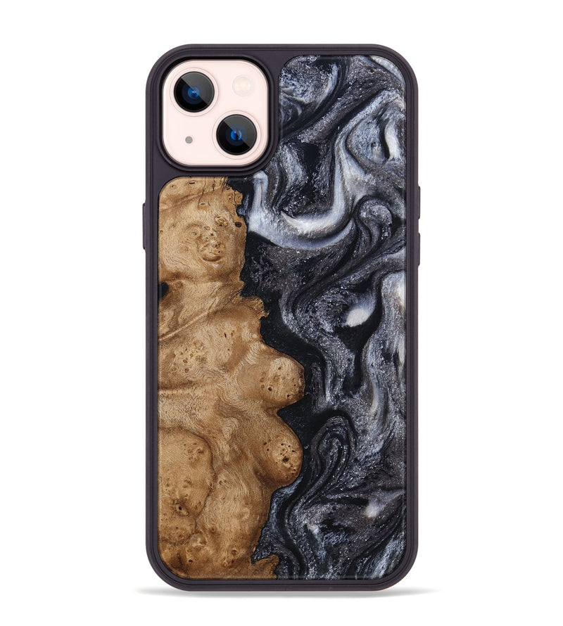iPhone 14 Plus Wood Phone Case - Glen (Black & White, 800754)