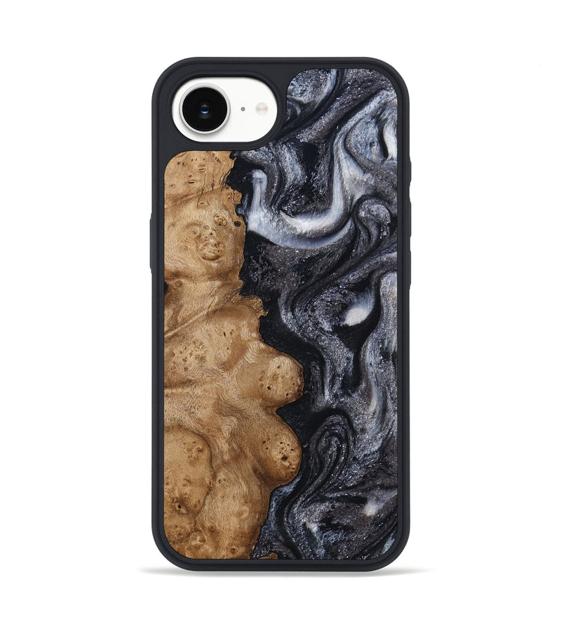 iPhone 16e Wood Phone Case - Glen (Black & White, 800754)