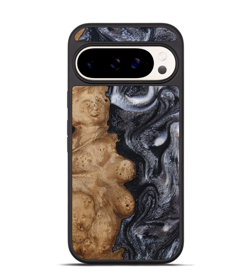 Pixel 9 Pro Wood Phone Case - Glen (Black & White, 800754)