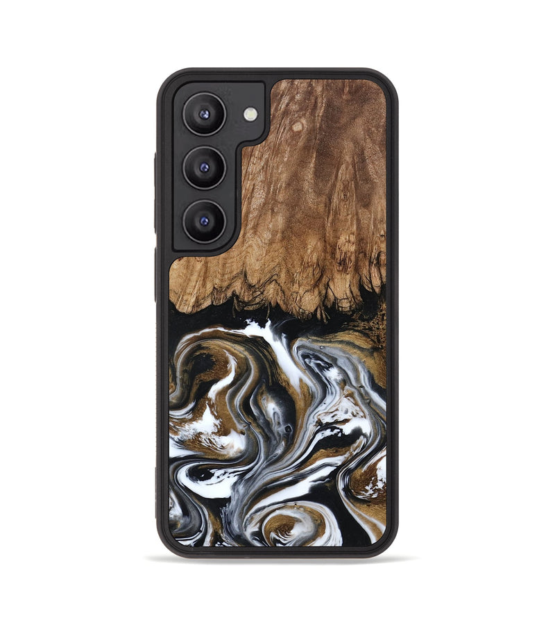 Galaxy S23 Wood Phone Case - Jerry (Black & White, 800755)