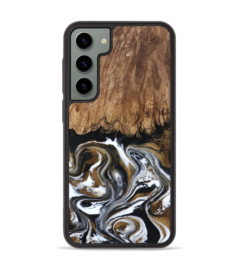 Galaxy S23 Plus Wood Phone Case - Jerry (Black & White, 800755)
