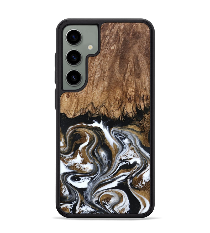 Galaxy S24 Plus Wood Phone Case - Jerry (Black & White, 800755)