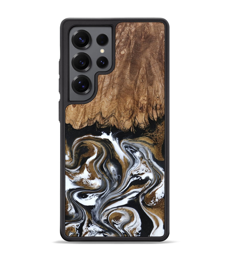 Galaxy S25 Ultra Wood Phone Case - Jerry (Black & White, 800755)