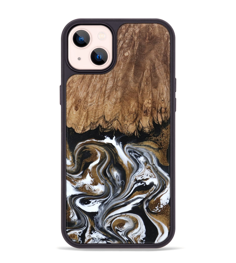 iPhone 14 Plus Wood Phone Case - Jerry (Black & White, 800755)