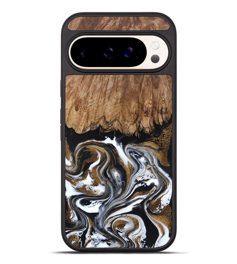 Pixel 9 Pro XL Wood Phone Case - Jerry (Black & White, 800755)