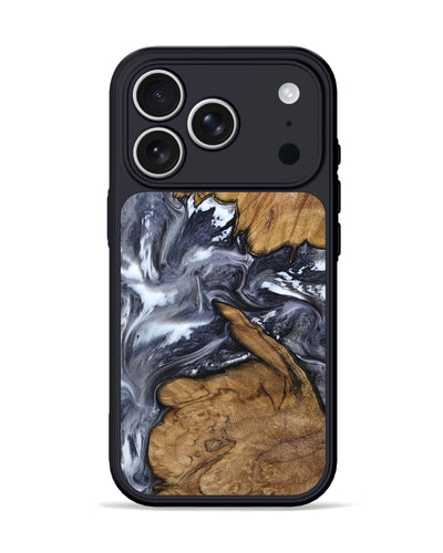 iPhone 17 Pro Wood Phone Case - Nikki (Black & White, 800756)