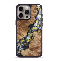 iPhone 16 Pro Max Wood Phone Case - Yousef (Black & White, 800757)