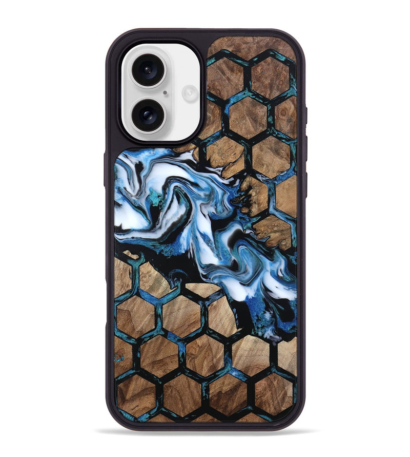 iPhone 16 Plus Wood Phone Case - Yara (Pattern, 800758)