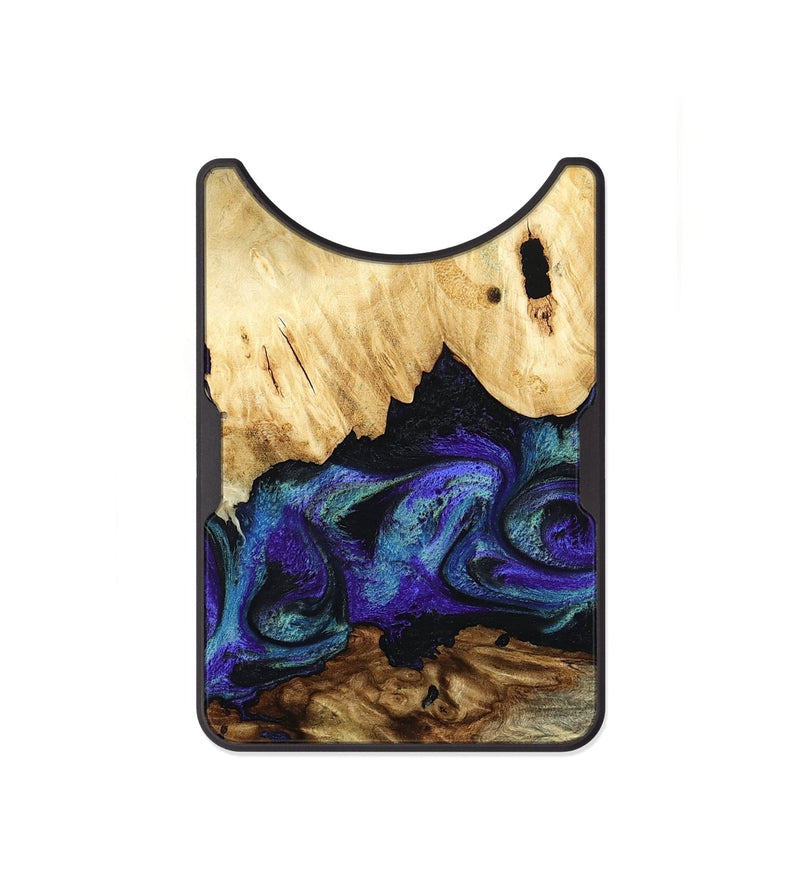 Alloy Wood Wallet - West (Purple, 800775)