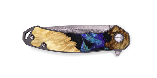 EDC Wood Pocket Knife - West (Purple, 800775)