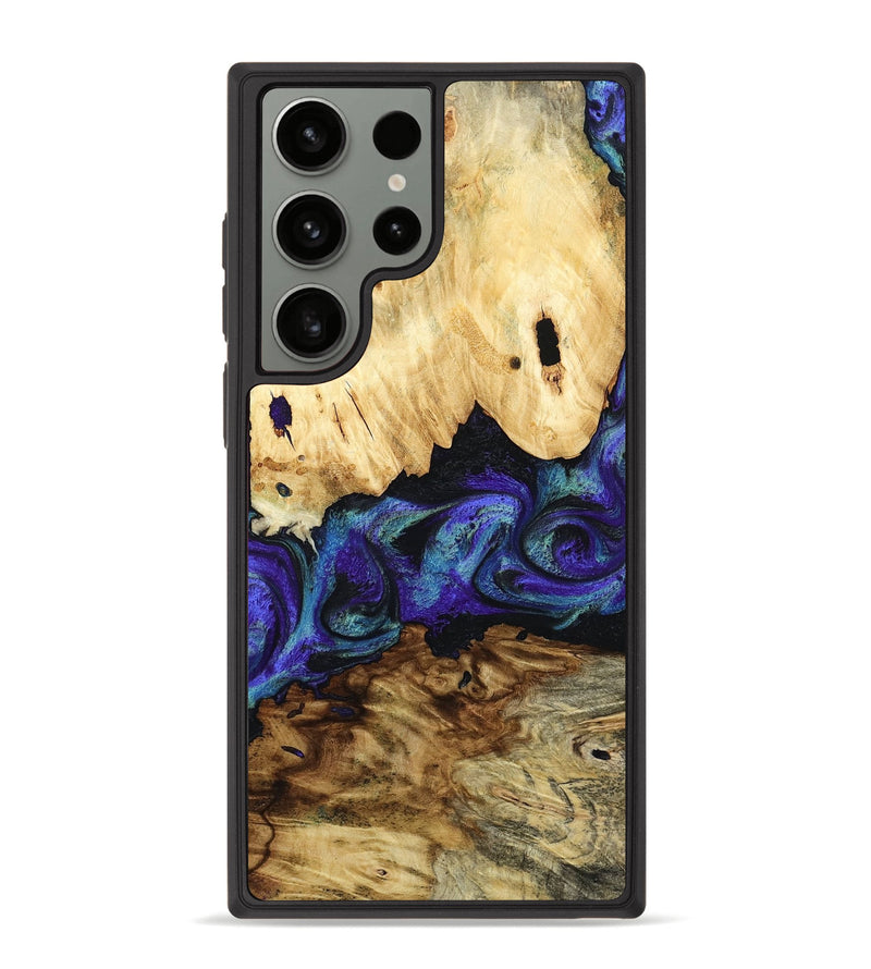 Galaxy S23 Ultra Wood Phone Case - West (Purple, 800775)