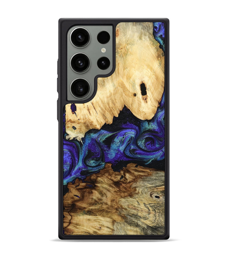 Galaxy S24 Ultra Wood Phone Case - West (Purple, 800775)