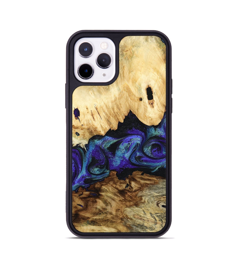 iPhone 11 Pro Wood Phone Case - West (Purple, 800775)