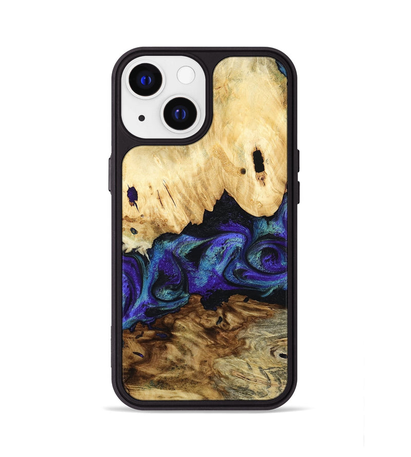 iPhone 13 Wood Phone Case - West (Purple, 800775)