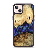 iPhone 14 Plus Wood Phone Case - West (Purple, 800775)