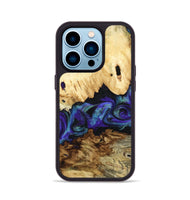 iPhone 14 Pro Wood Phone Case - West (Purple, 800775)