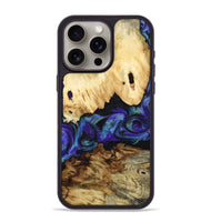 iPhone 15 Pro Max Wood Phone Case - West (Purple, 800775)