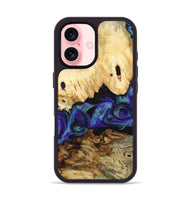iPhone 16 Wood Phone Case - West (Purple, 800775)