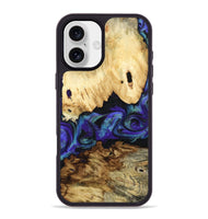 iPhone 16 Plus Wood Phone Case - West (Purple, 800775)