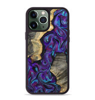iPhone 13 Pro Max Wood Phone Case - Heidy (Purple, 800776)