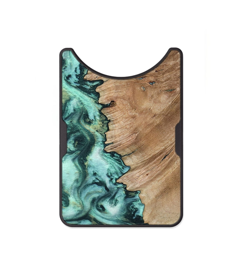 Alloy Wood Wallet - Margret (Green, 800778)